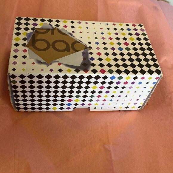 NEW-Bloomingdale’s Checkerboard Rainbow Glass Votive Candle Holders - Picture 3 of 5